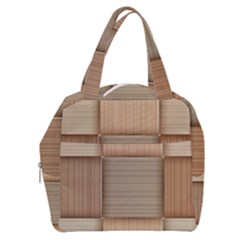 Wooden Wickerwork Textures, Square Patterns, Vector Boxy Hand Bag