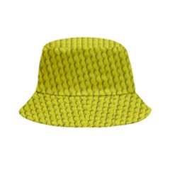 Yellow Lego Texture Macro, Yellow Dots Background Bucket Hat by nateshop