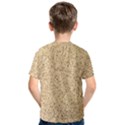 Yellow Sand Texture Kids  Cotton T-Shirt View2