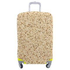 Yellow Sand Texture Luggage Cover (medium) by nateshop