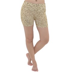 Yellow Sand Texture Lightweight Velour Yoga Shorts by nateshop