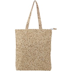 Yellow Sand Texture Double Zip Up Tote Bag by nateshop