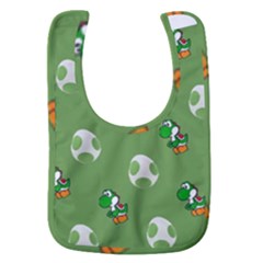 Yoshi Print, Super, Huevo, Game, Green, Egg, Mario Baby Bib by nateshop