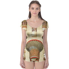 Egyptian Architecture Column Boyleg Leotard  by Proyonanggan