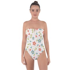 Abstract-1 Tie Back One Piece Swimsuit