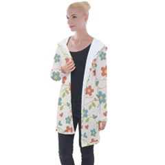 Abstract-1 Longline Hooded Cardigan