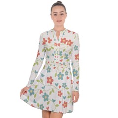 Abstract-1 Long Sleeve Panel Dress