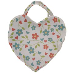 Abstract-1 Giant Heart Shaped Tote