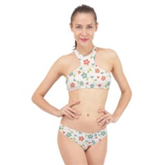 Abstract-1 High Neck Bikini Set