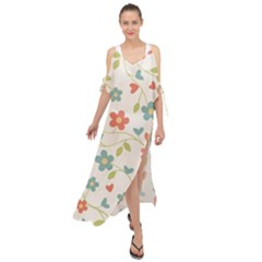 Abstract-1 Maxi Chiffon Cover Up Dress