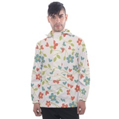 Abstract-1 Men s Front Pocket Pullover Windbreaker