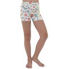 Abstract-1 Kids  Lightweight Velour Yoga Shorts