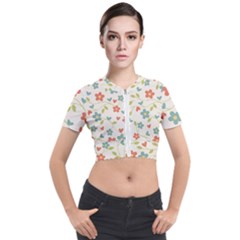 Abstract-1 Short Sleeve Cropped Jacket