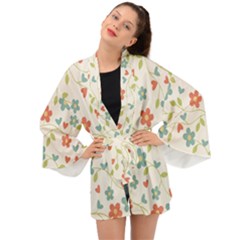 Abstract-1 Long Sleeve Kimono