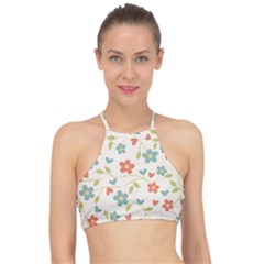 Abstract-1 Halter Bikini Top