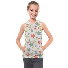 Abstract-1 Kids  Sleeveless Hoodie