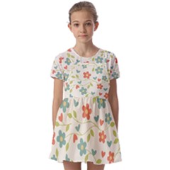 Abstract-1 Kids  Short Sleeve Pinafore Style Dress