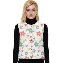 Abstract-1 Women s Button Up Puffer Vest