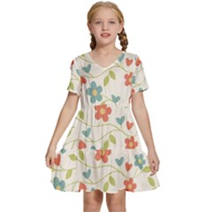 Abstract-1 Kids  Short Sleeve Tiered Mini Dress