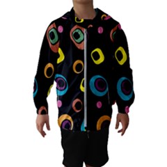 Abstract-2 Kids  Hooded Windbreaker by nateshop