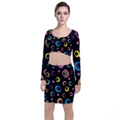 Abstract-2 Top And Skirt Sets by nateshop