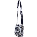 Zebra-black White Shoulder Strap Belt Bag View2