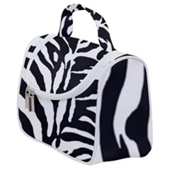 Zebra-black White Satchel Handbag by nateshop