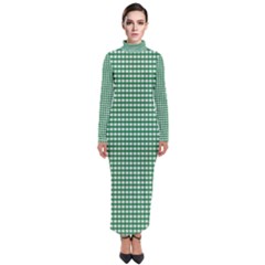 Green -1 Turtleneck Maxi Dress by nateshop