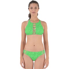 Green-2 Perfectly Cut Out Bikini Set by nateshop