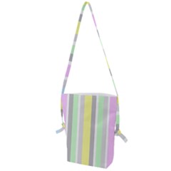 Stripes-2 Folding Shoulder Bag by nateshop