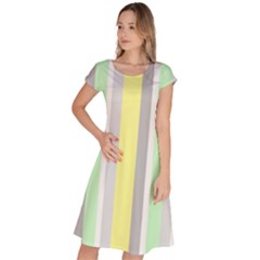 Stripes-2 Classic Short Sleeve Dress by nateshop