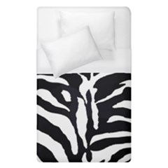 Zebra-black White Duvet Cover (single Size) by nateshop