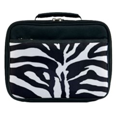 Zebra-black White Lunch Bag