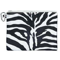 Zebra-black White Canvas Cosmetic Bag (xxl) by nateshop