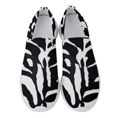 Zebra-black White Women s Slip On Sneakers by nateshop