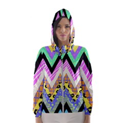 Zigzag-1 Women s Hooded Windbreaker