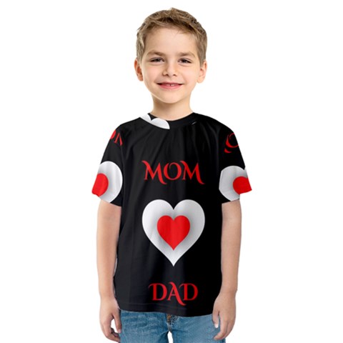 Mom And Dad, Father, Feeling, I Love You, Love Kids  Sport Mesh T-shirt by nateshop