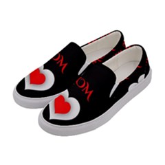 Mom And Dad, Father, Feeling, I Love You, Love Women s Canvas Slip Ons by nateshop