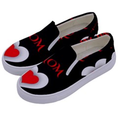 Mom And Dad, Father, Feeling, I Love You, Love Kids  Canvas Slip Ons by nateshop