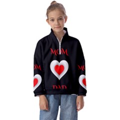 Mom And Dad, Father, Feeling, I Love You, Love Kids  Half Zip Hoodie