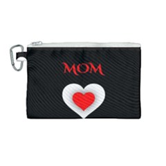 Mom And Dad, Father, Feeling, I Love You, Love Canvas Cosmetic Bag (medium) by nateshop