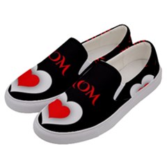 Mom And Dad, Father, Feeling, I Love You, Love Men s Canvas Slip Ons by nateshop