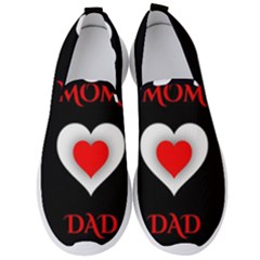 Mom And Dad, Father, Feeling, I Love You, Love Men s Slip On Sneakers by nateshop