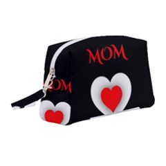 Mom And Dad, Father, Feeling, I Love You, Love Wristlet Pouch Bag (medium) by nateshop