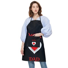 Mom And Dad, Father, Feeling, I Love You, Love Pocket Apron by nateshop