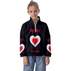 Mom And Dad, Father, Feeling, I Love You, Love Kids  Half Zip Hoodie by nateshop
