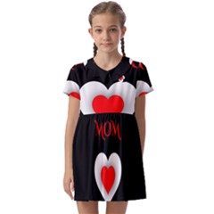 Mom And Dad, Father, Feeling, I Love You, Love Kids  Asymmetric Collar Dress by nateshop
