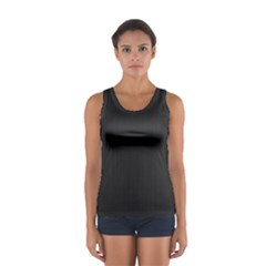 Black, Background, Simple Sport Tank Top 