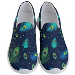 Feather, Bird, Pattern, Men s Lightweight Slip Ons by nateshop