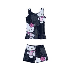 Hello Kitty, Pattern, Supreme Kids  Boyleg Swimsuit by nateshop